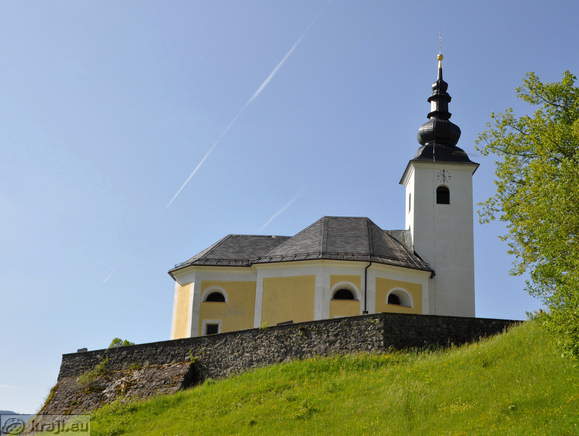 Cerkev sv. Nikolaja z današnjim baročnim izgledom iz 18. stoletja