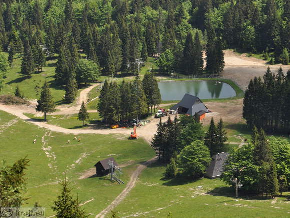 Soriška planina - Akumulacijsko jezero