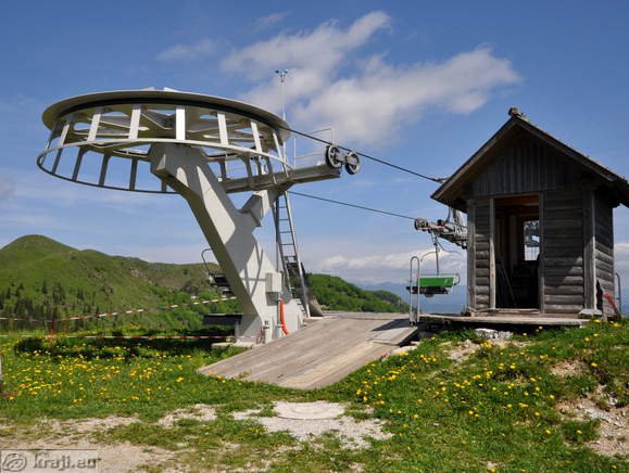 Chairlift Lajnar - Upper station