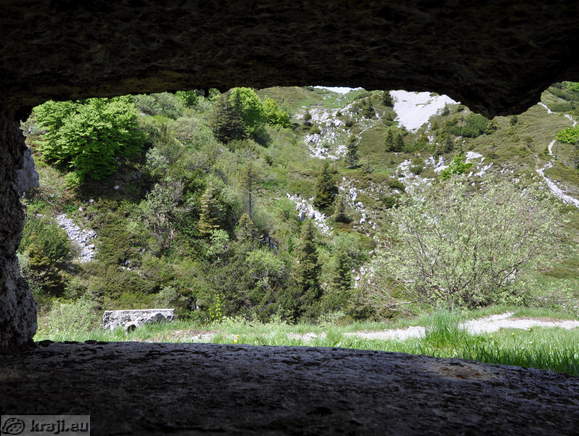 Soriska planina - Höhenweg: Mozic-parkplatz