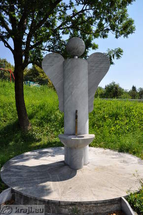 Monument to the waterworks Gora in Col