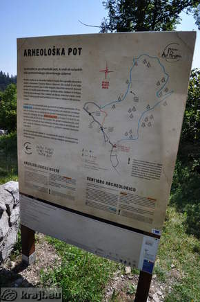 Information board - Archaeological route