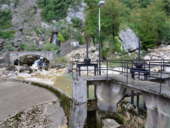 Source of Hubelj and hydroelectric power station