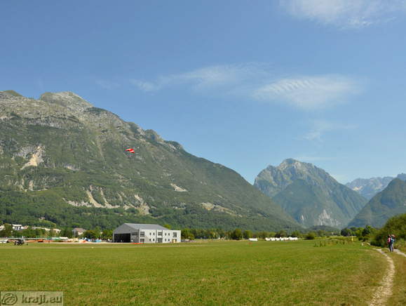 Letališče Bovec z okolico