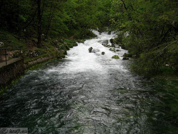 View of the Spring of Glijun from dike View of the Spring of Glijun from dike