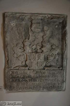 Kopija grba bovškega glavarja Georga Philippa von Gera