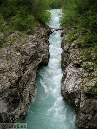 Eastern (upper) side of the troughs of Soca at Krsovec