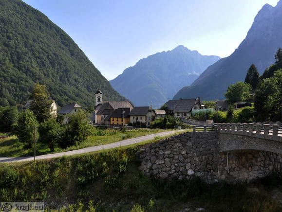 Log pod Mangartom in the Bovec Municipality