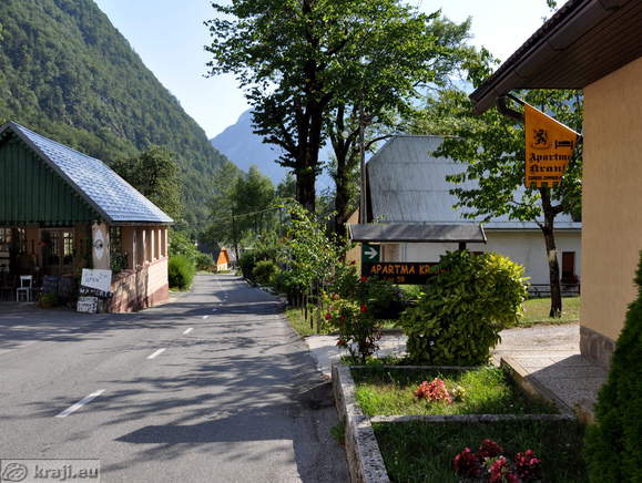 Road to Bovec from Gorenji Log