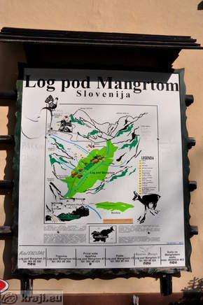 Information board - Log pod Mangartom