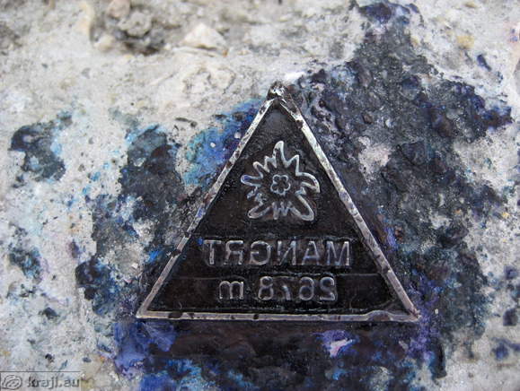 Stamp Mangart 2678 m Stamp Mangart 2678 m