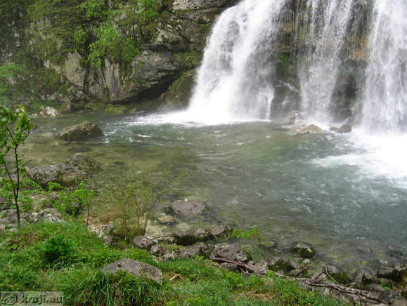 Pool below waterfall Pool below waterfall