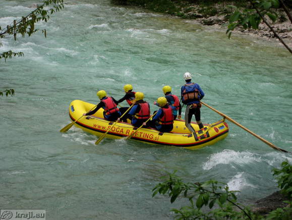 Zusammenfluss Soca und Koritnica