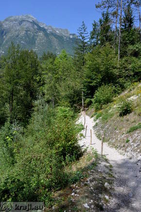 Hängebrücke bei Vodenca