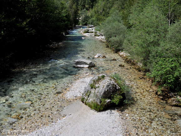 Hängebrücke bei Vodenca