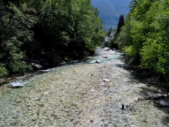Hängebrücke bei Vodenca