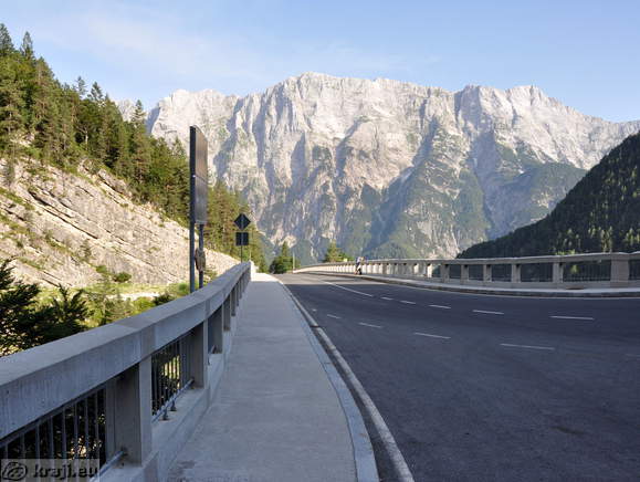 Road over Viaduct Predel to Log pod Mangartom, Bovec, Trenta, etc. Road over Viaduct Predel to Log pod Mangartom, Bovec, Trenta, etc.