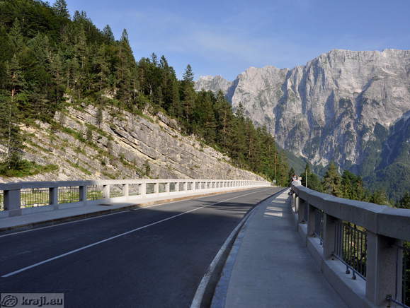 Viaduct Predel above Log pod Mangartom Viaduct Predel above Log pod Mangartom