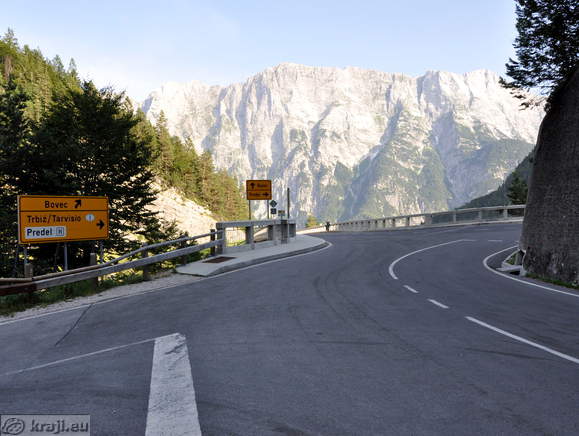 View from the parking area at Viaduct Predel View from the parking area at Viaduct Predel