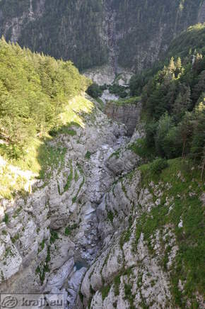 Magartski potok Troughs before outflow into Predelica Magartski potok Troughs before outflow into Predelica