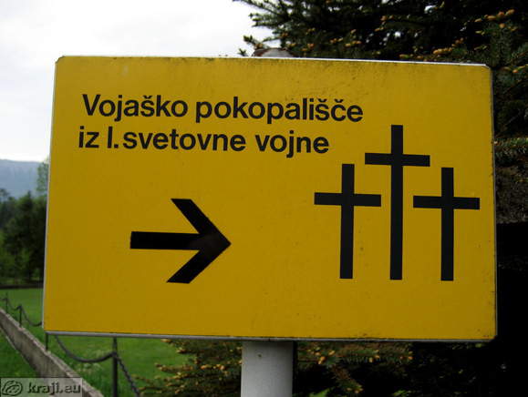 Table in front of the entrance