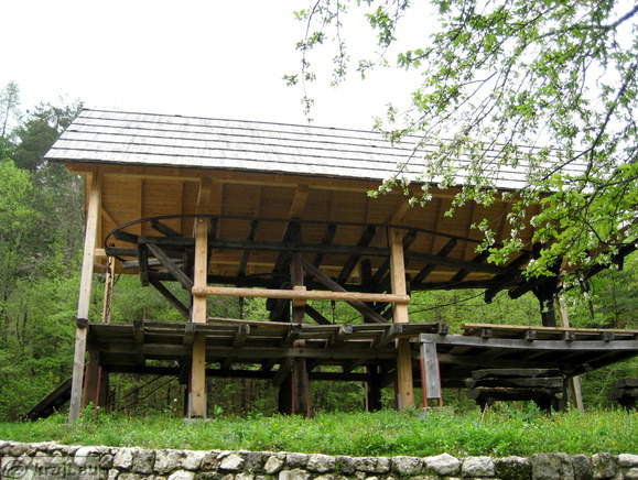 View of telpher line from lower side