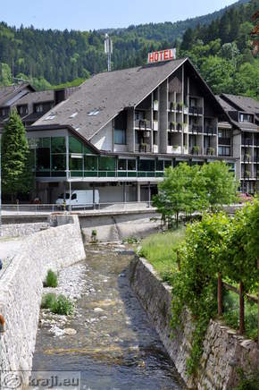 Zaposka Brook and Hotel Cerkno