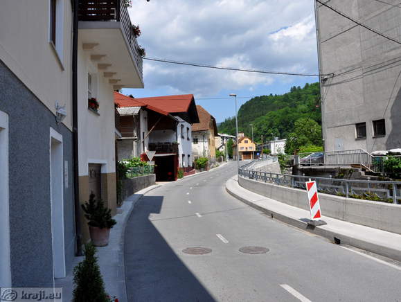 Road to the Franja Hospital and Ski Centre Cerkno