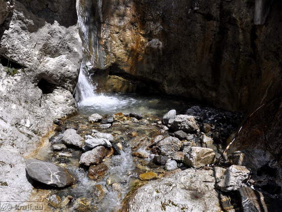 Pool below the waterfall