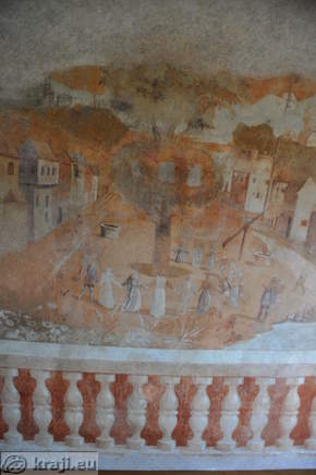 Villa Vipolze - Renaissance-Fresko