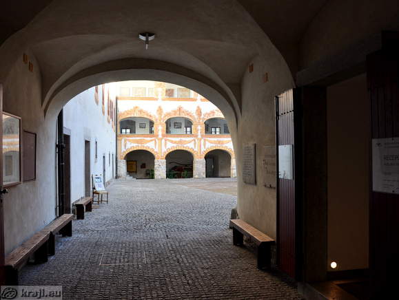 Passage to the castle yard