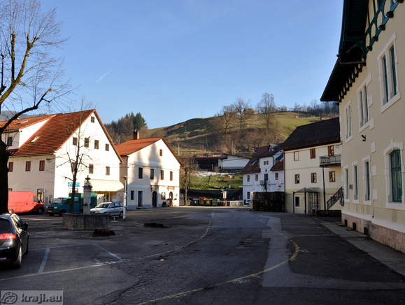 Idrija - Trg sv. Ahacija (Markt Hl.  Ahacij)