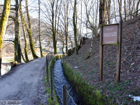 Krajinski park Zgornja Idrijca - Pot ob Rakah