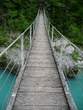 Footbridge over Soca near Kobarid