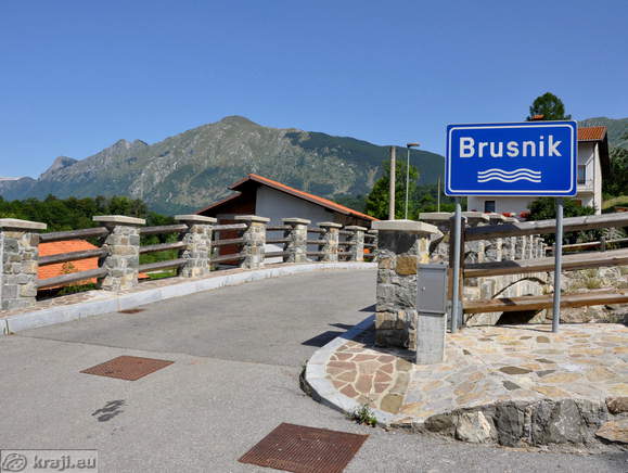 Most čez potok Brusnik