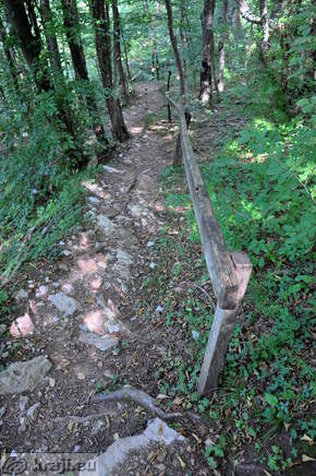 Descent to the Stopnik II. and III. Waterfalls