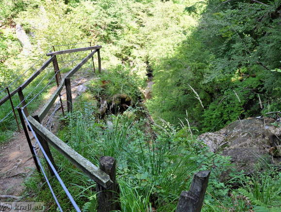 Viewpoint above the Stopnik IV. Waterfall