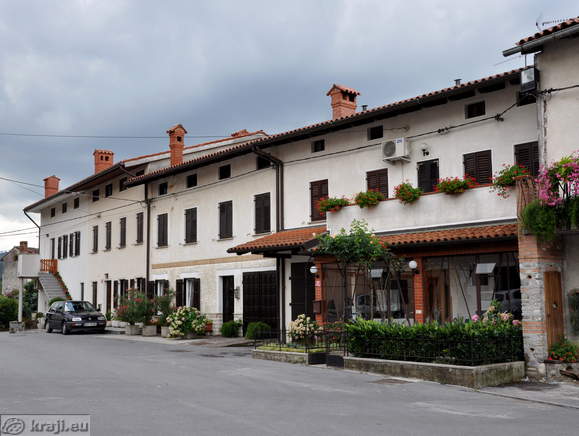Houses in the church neighbourhood