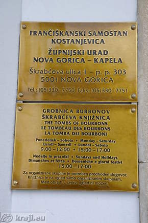 Vault of Bourbons and Skrabec Library - Working Hours