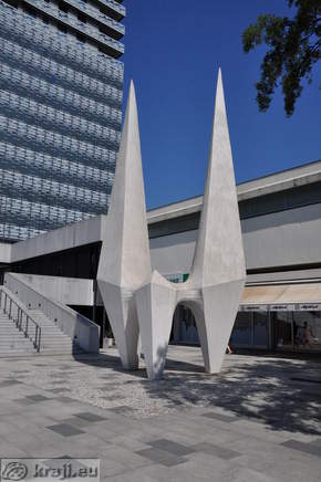 Nova Gorica - Edvard Rusjan Denkmal