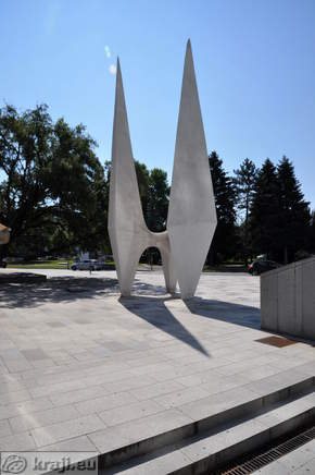 Nova Gorica - Edvard Rusjan Denkmal