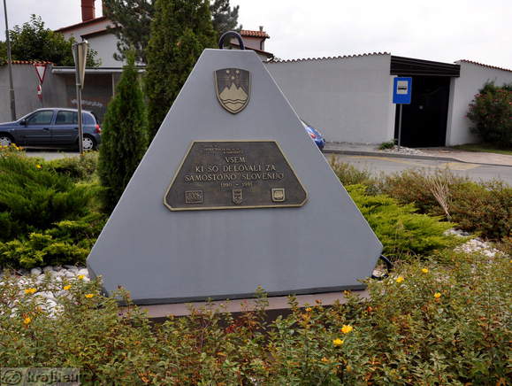 In memory for Slovenian independance war