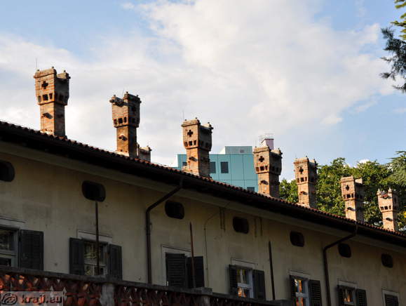 Coroninijev dvorec - Dimniki