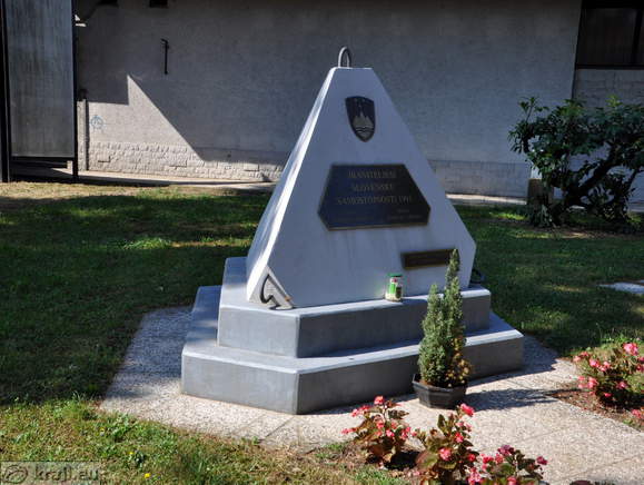 Sempeter pri Gorici - Denkmal für Verteidiger der slowenischen Unabhängigkeit