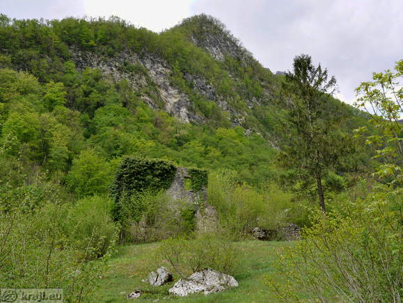Tolminka Fluss Tal