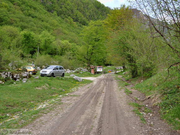 Tolminka Fluss Tal