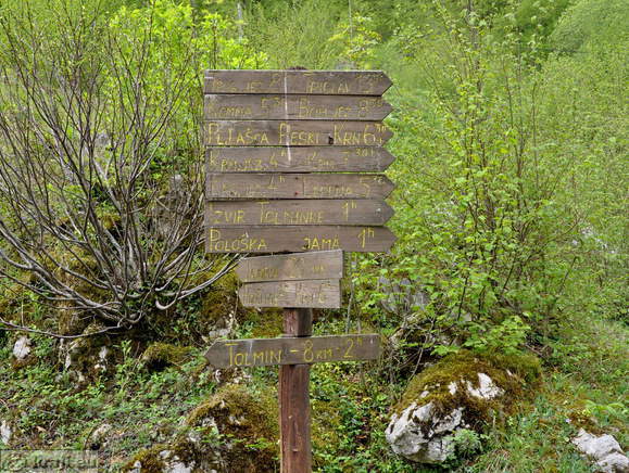 Tolminka Fluss Tal