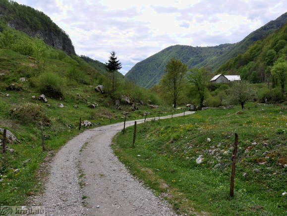 Tolminka Fluss Tal