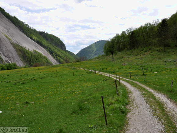 Tolminka Fluss Tal