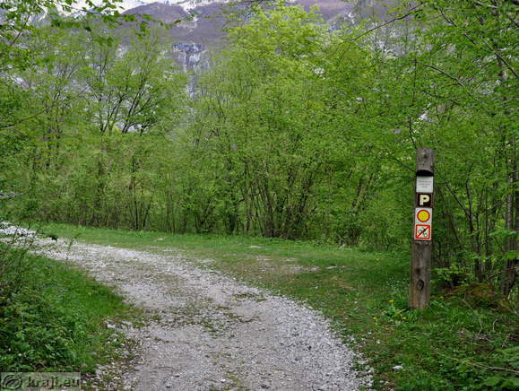Tolminka Fluss Tal